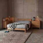 قیمت و خرید اینترنتی تخت خواب مینیمال و ساده استار فریم تمام چوب ساخت ماسو