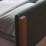 قیمت و خرید اینترنتی تخت خواب مینیمال و ساده لونا فریم تمام چوب ساخت ماسو