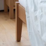 قیمت و خرید اینترنتی تخت خواب مینیمال و ساده متین فریم تمام چوب ساخت ماسو