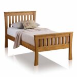 قیمت و خرید اینترنتی تخت خواب چوبی یک نفره فریم تمام چوب ساخت ماسو