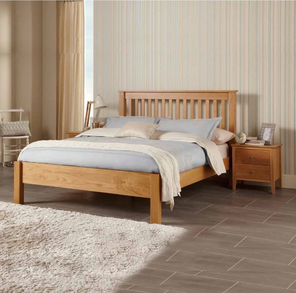 قیمت و خرید اینترنتی تخت خواب روستیک هانا با فریم تمام چوب ساخت ماسو