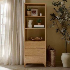 قیمت و خرید اینترنتی کتابخانه 3 کشو مینا ساخت ماسو