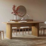 قیمت و خرید اینترنتی میز ناهارخوری چوبی اسکار ساخت ماسو