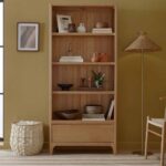 قیمت و خرید اینترنتی کتابخانه بلند چوبی مینا ساخت ماسو