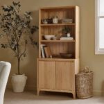 قیمت و خرید اینترنتی کتابخانه کمد دار بلند چوبی مینا ساخت ماسو