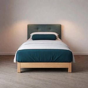 خرید اینترنتی و قیمت تخت خواب مینیمال و ساده یک نفره لونا ساخت ماسو