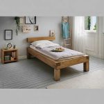 قیمت و خرید اینترنتی تخت خواب روستیک یک نفره گندم ساخت ماسو