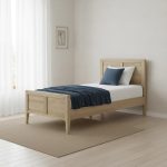 خرید اینترنتی و قیمت تخت خواب مینیمال و ساده یک نفره مارال ساخت ماسو