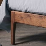 خرید اینترنتی و قیمت تخت خواب مینیمال و ساده یک نفره شالیز ساخت ماسو