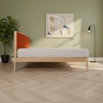 خرید اینترنتی و قیمت تخت خواب مینیمال و ساده یک نفره ژین ساخت ماسو