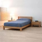 خرید اینترنتی و قیمت تخت خواب مینیمال و ساده چوبی نگار ساخت ماسو
