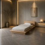 خرید اینترنتی و قیمت تخت خواب مینیمال و ژاپنی یک نفره صدف ساخت ماسو